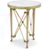 Theodore Alexander Spencer London Round Brass Side Table