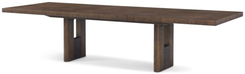 Urbane Contemporary Rectangular Extension Dining Table