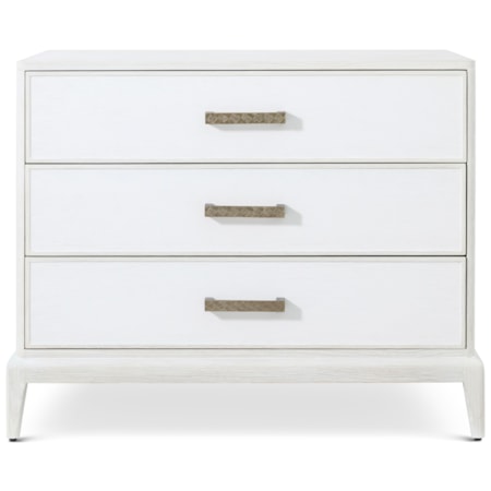 Worth Nightstand w/Wallpaper Accent