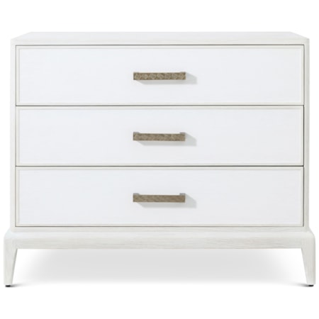 Worth Nightstand w/Wallpaper Accent