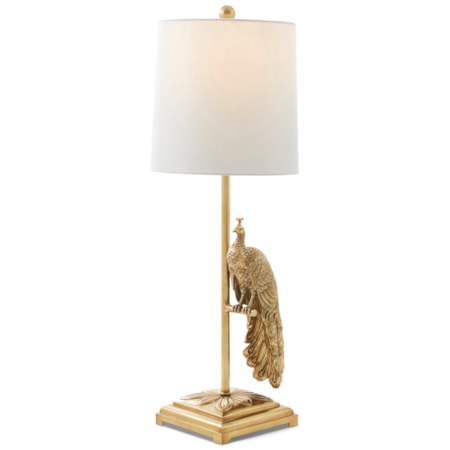 Peacock Table Lamp