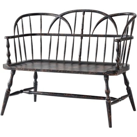 Arched Hoop-Back Bench