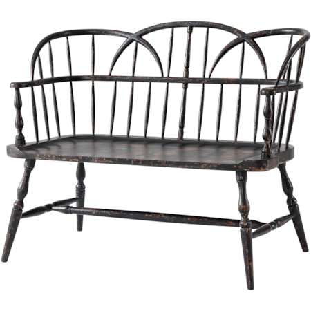 Arched Hoop-Back Bench