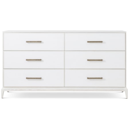 Townsend Dresser w/Wallpaper Accent