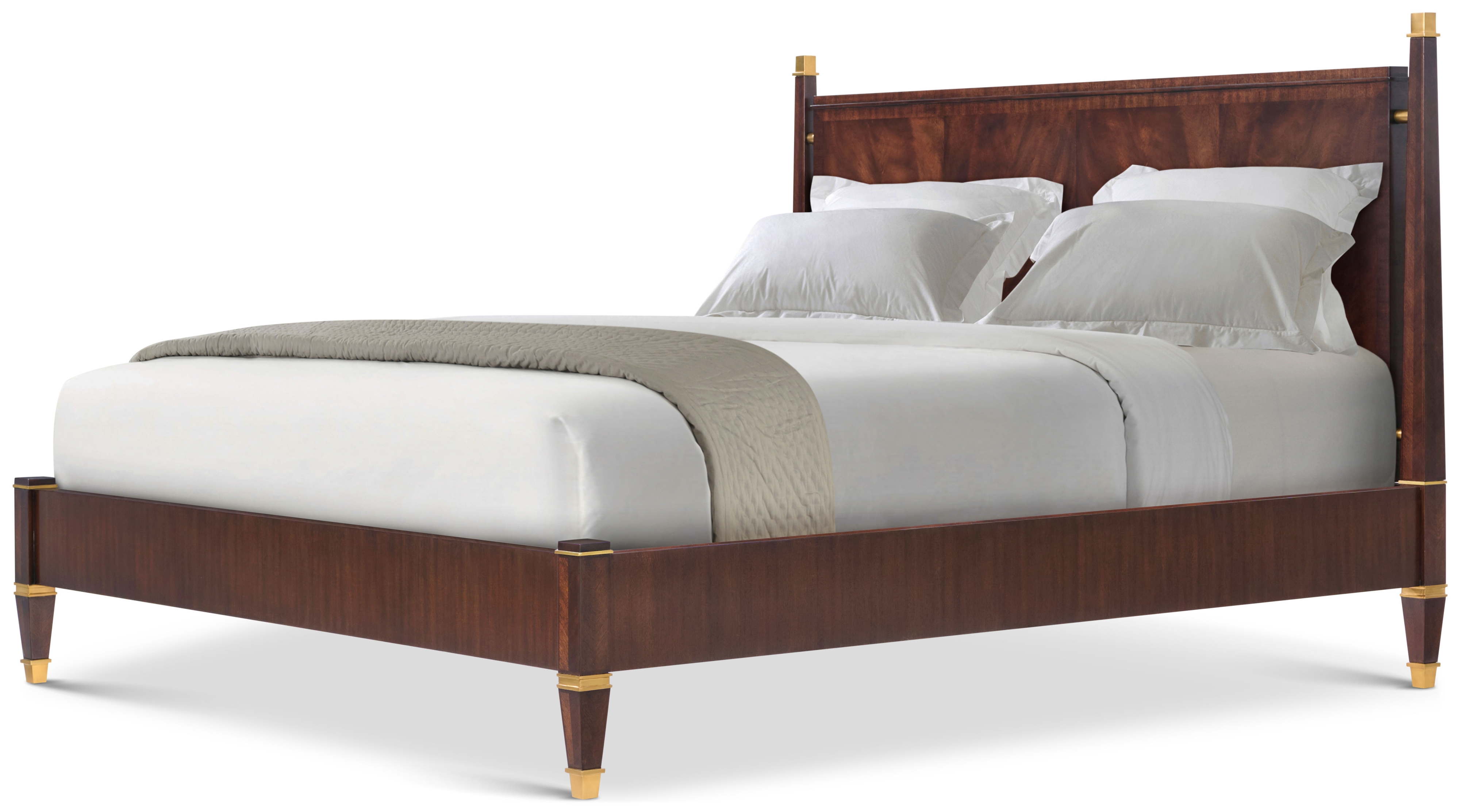 Markos Wooden US Queen Bed