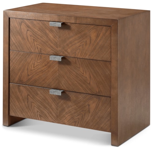 Contemporary 3-Drawer Nightstand
