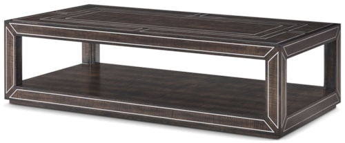 Contemporary 1-Shelf Cocktail Table