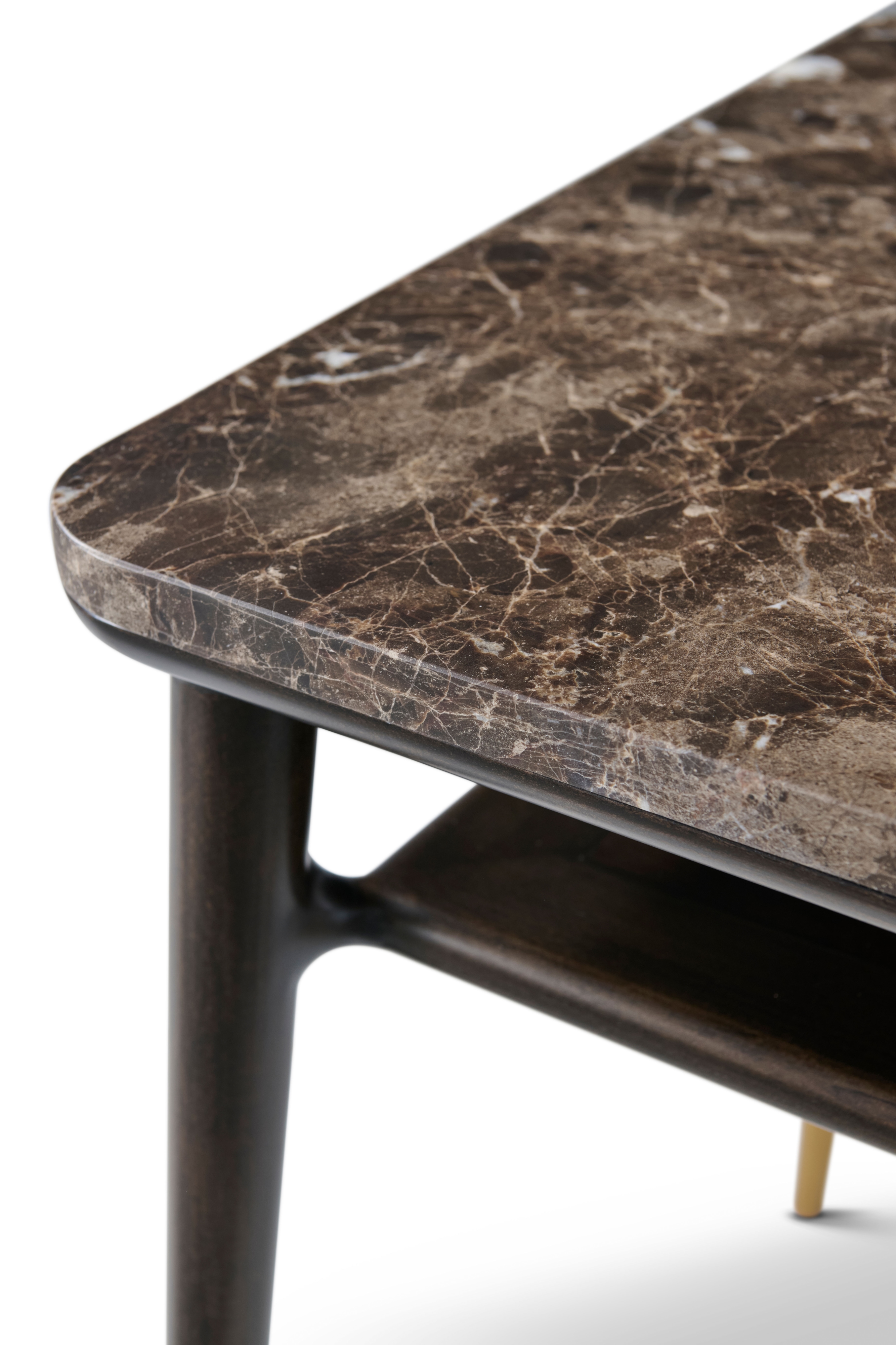 Theodore Alexander Spencer Green Park Ashburton Place Square Marble Top-Side Table