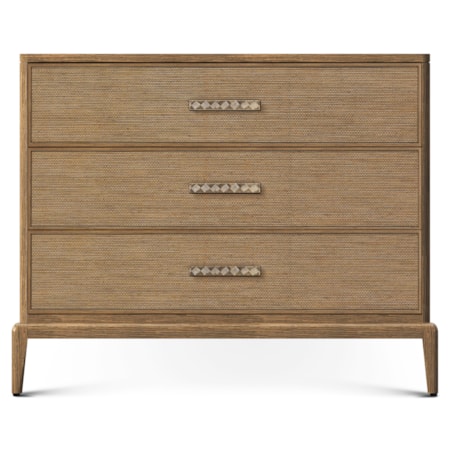 Mizner Bachelor's Chest w/Wallpaper Accent