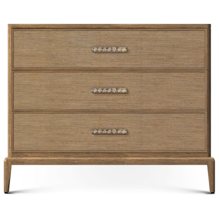 Mizner Bachelor's Chest w/Wallpaper Accent