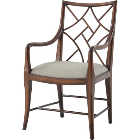 A Delicate Trellis Armchair