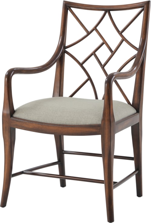 A Delicate Trellis Traditional Armchair