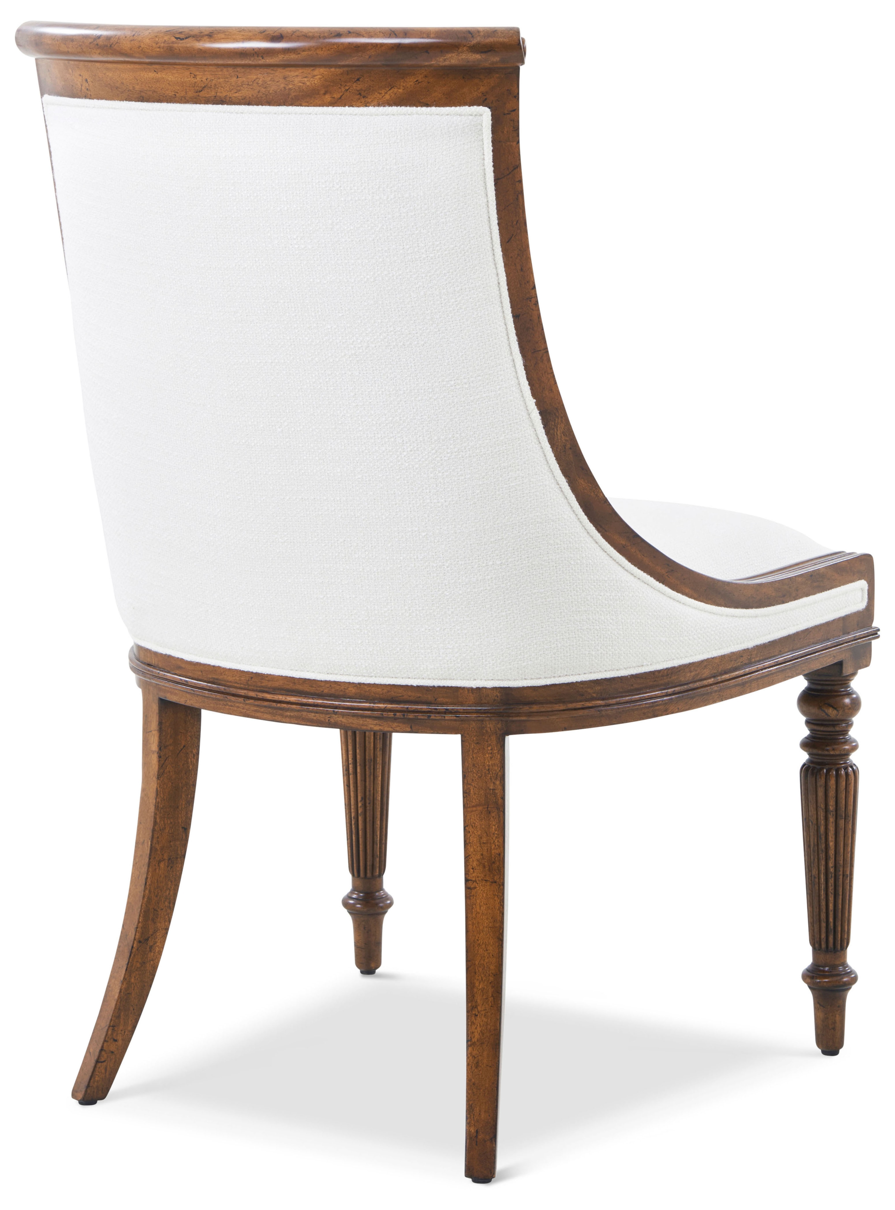 Floris Uph. Scoop-Back Dining Side Chair
