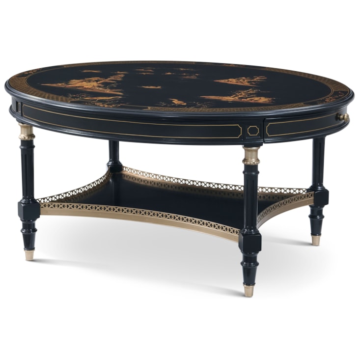 Theodore Alexander Brushwork Terrace Cocktail Table