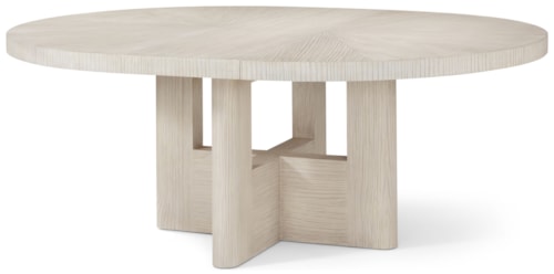 Urbane Contemporary Round Extension Dining Table