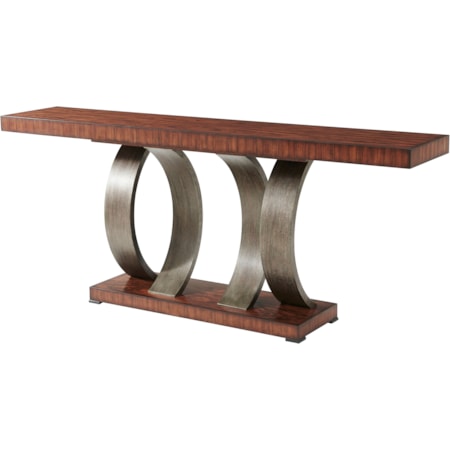 Walnut Console Table