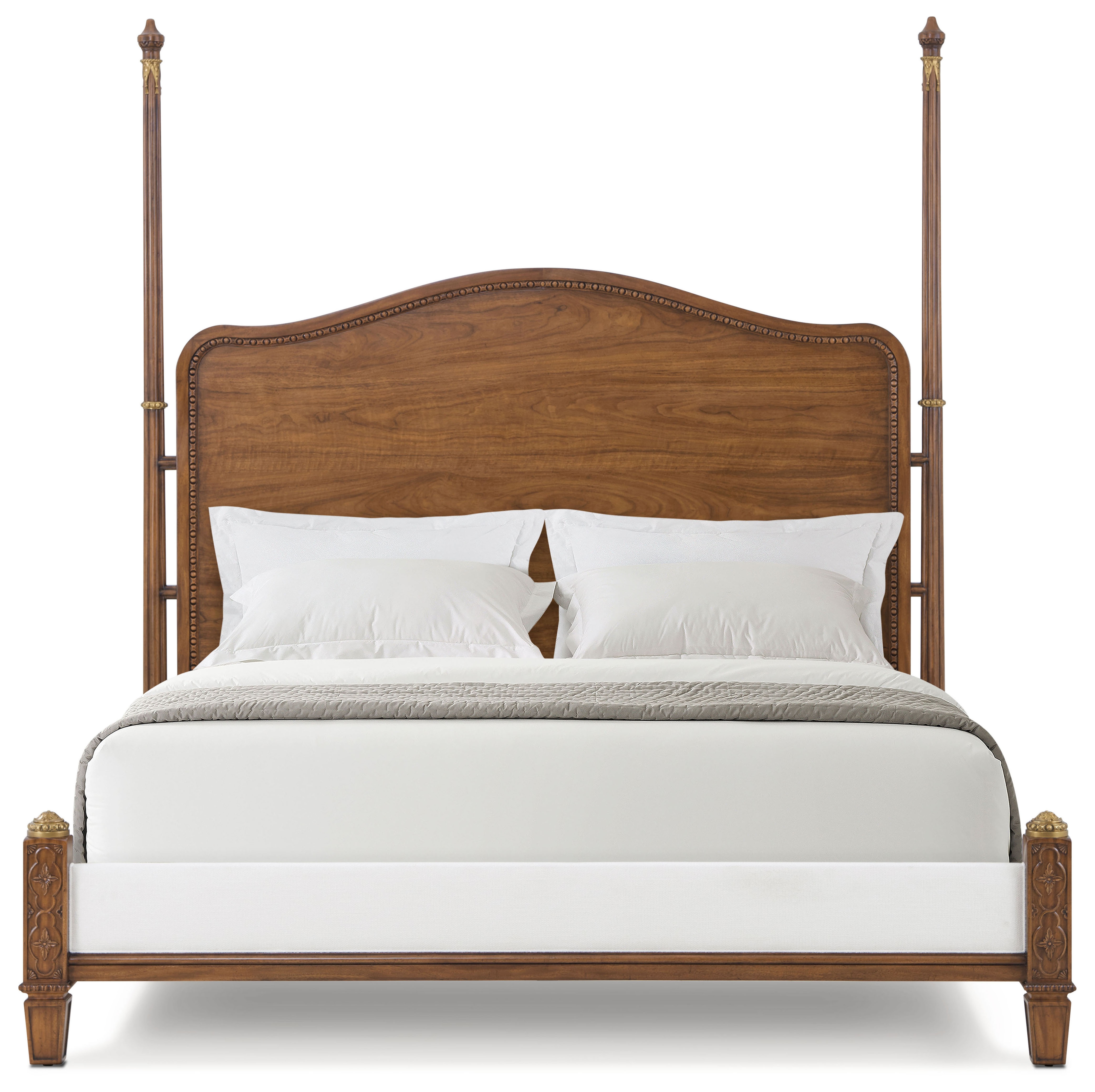 Theodore Alexander Althorp Living History Dorset Upholstered King Poster Bed