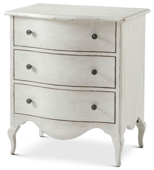 The Rene Transitional 3-Drawer Nightstand