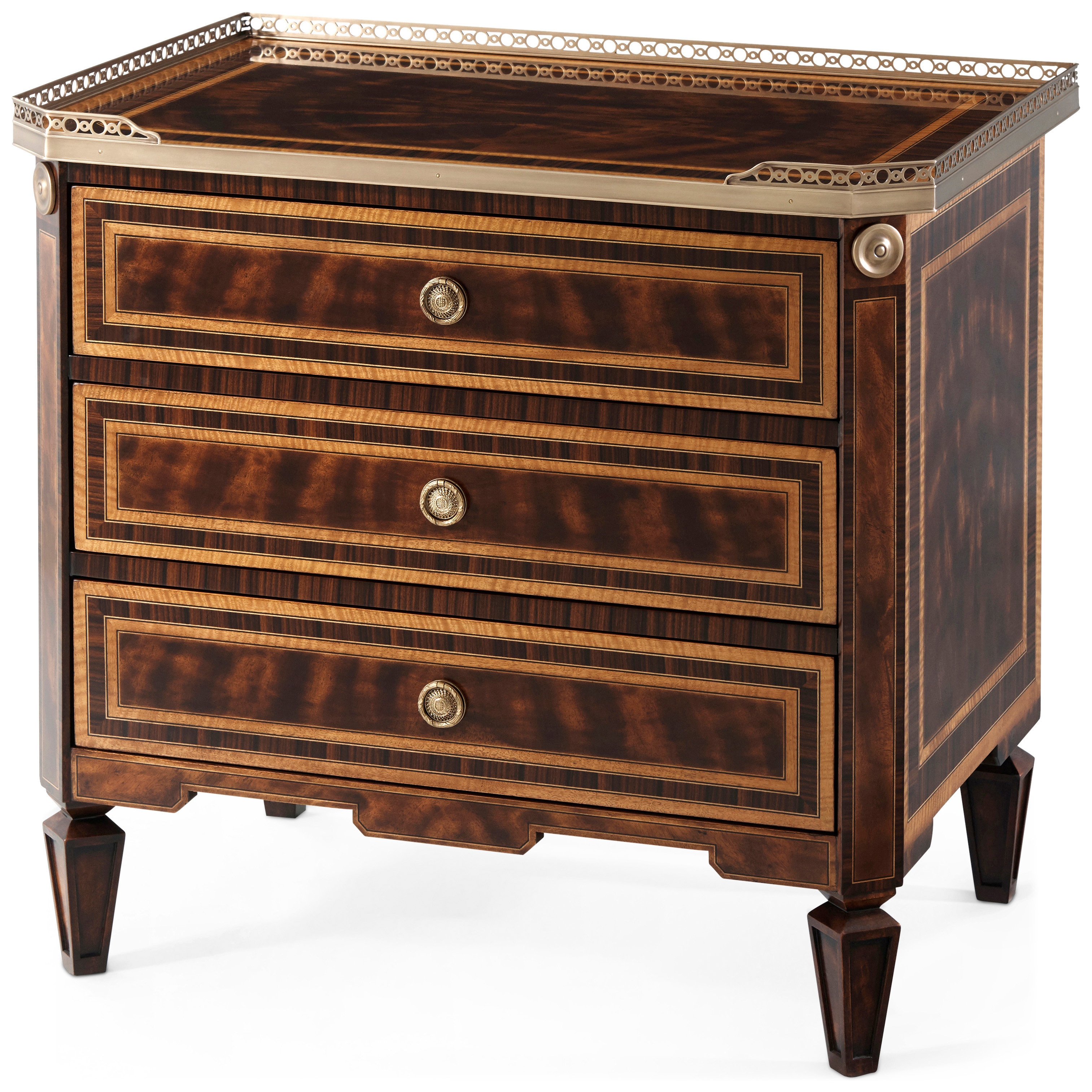 Viscount's Three-Drawer Nightstand
