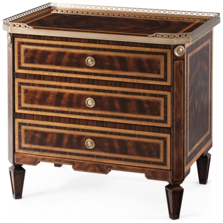 Viscount's Three-Drawer Nightstand