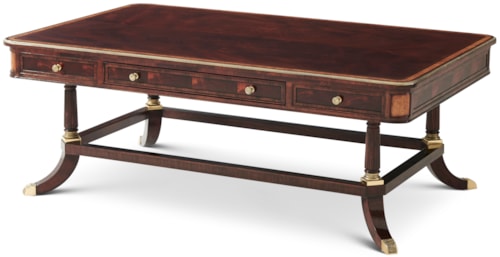 Traditional Cocktail Table with Storage Drawer