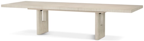 Urbane Contemporary Rectangular Extension Dining Table