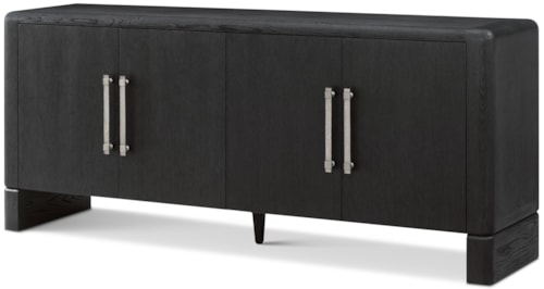 Contemporary Four-Door Sideboard with Anti-Tip Kit