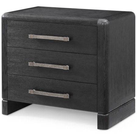 Luna 3-Drawer Nightstand
