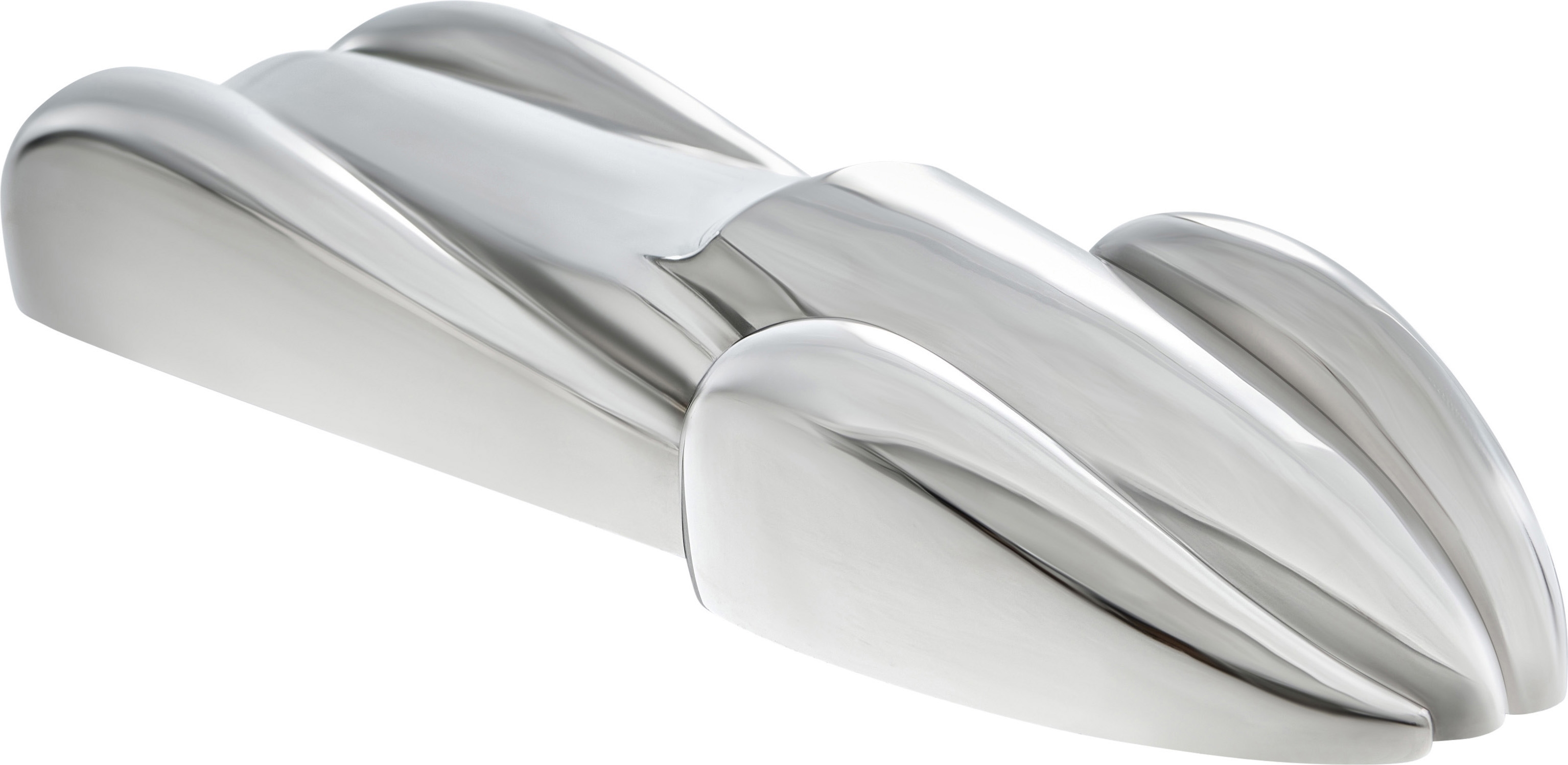 Theodore Alexander Spencer London Nickel Plated Racecar Figurine