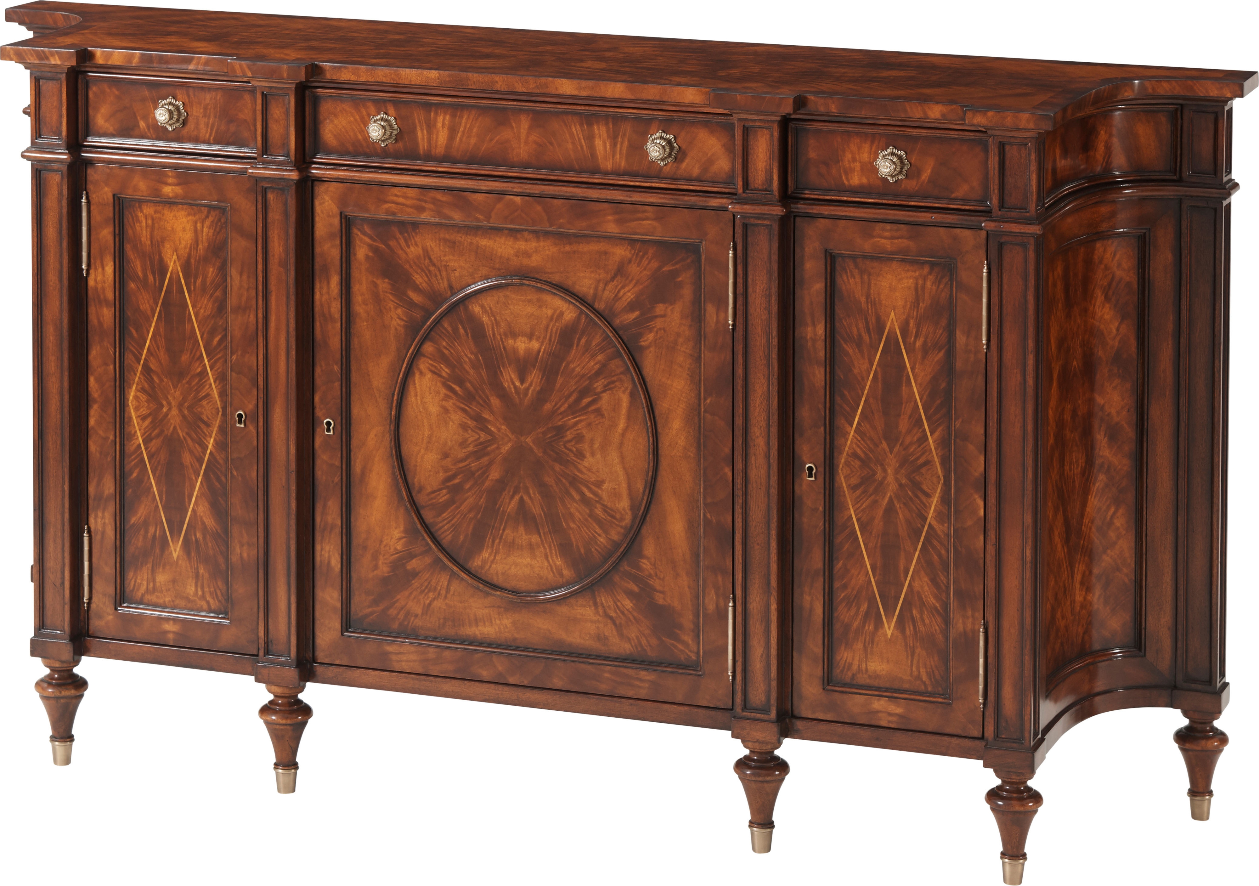 Theodore Alexander Rep-li-ca Concave Side Cabinet Sideboard