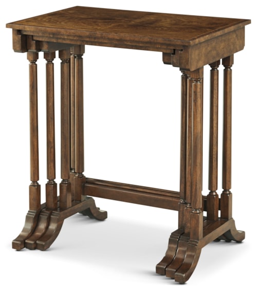 Traditional Federal Era Trestle Nesting Tables