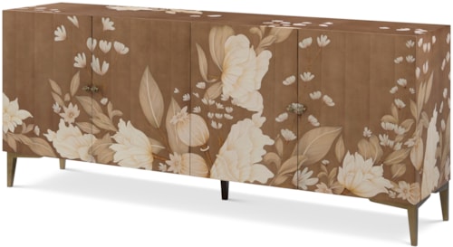 Bouquet Contemporary 4-Door Sideboard