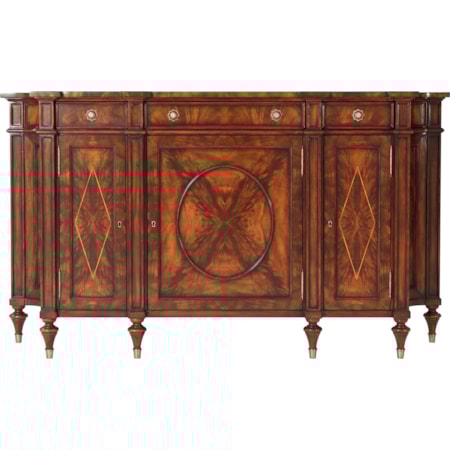 Concave Side Cabinet Sideboard