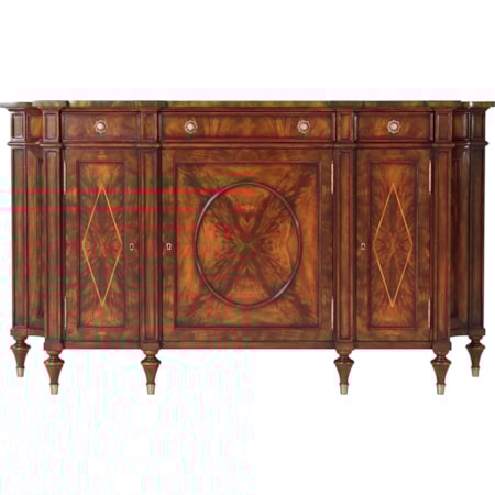 Concave Side Cabinet Sideboard