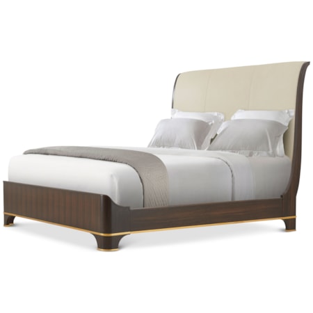 Carlton Gardens Upholstered King Sleigh Bed