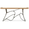 Theodore Alexander Essence Metal Console Table