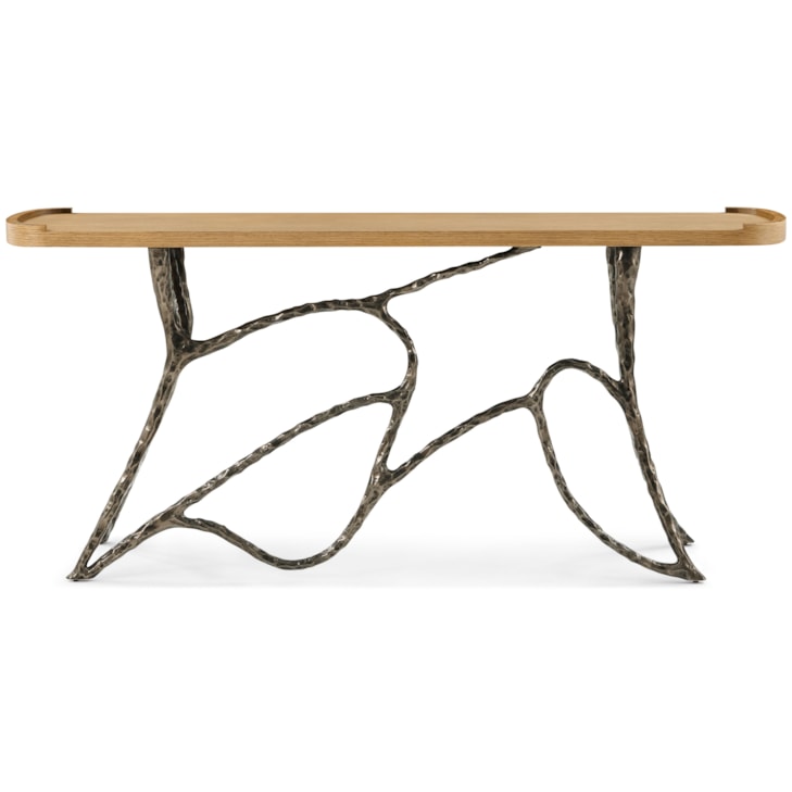 Theodore Alexander Essence Metal Console Table