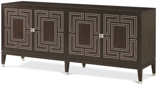 Contemporary 4-Door Sideboard