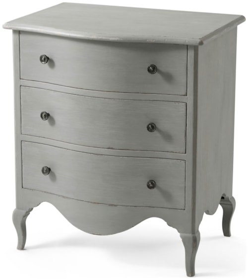 The Rene Transitional 3-Drawer Nightstand
