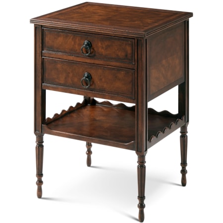 2-Drawer End Table