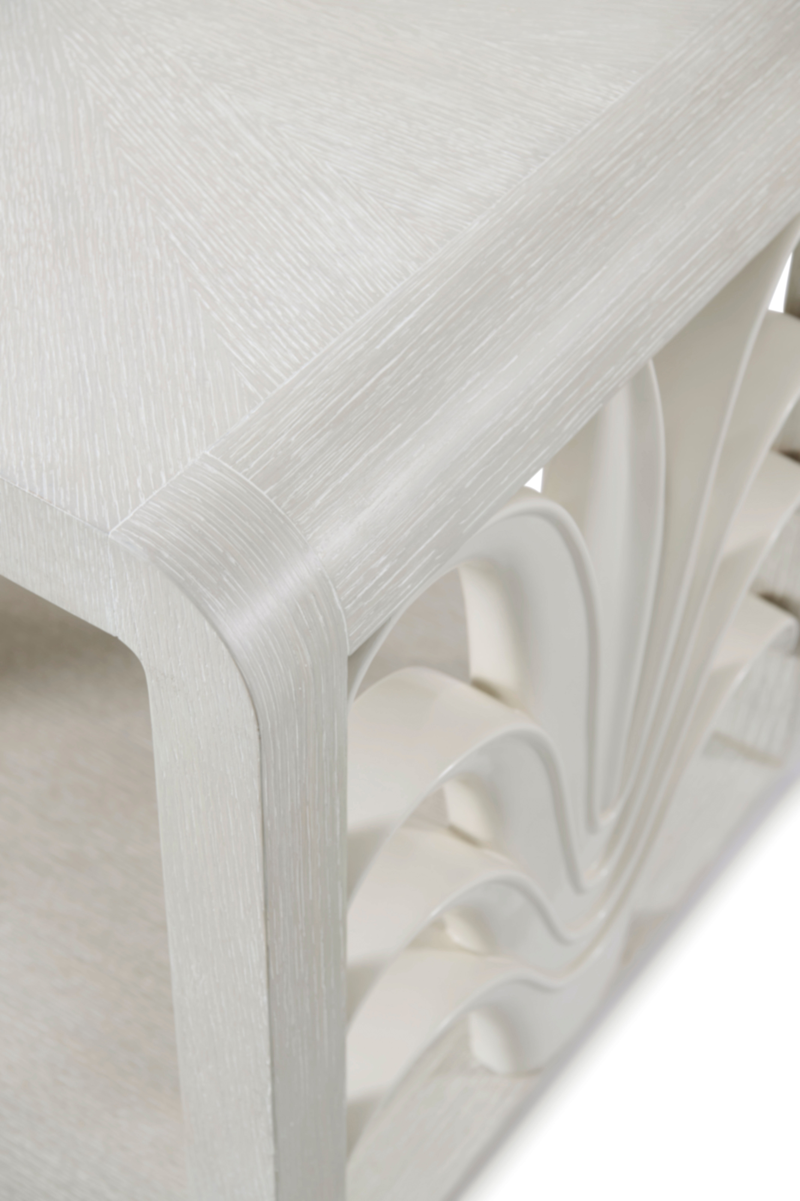 Theodore Alexander Coastal Royal Palm Side Table