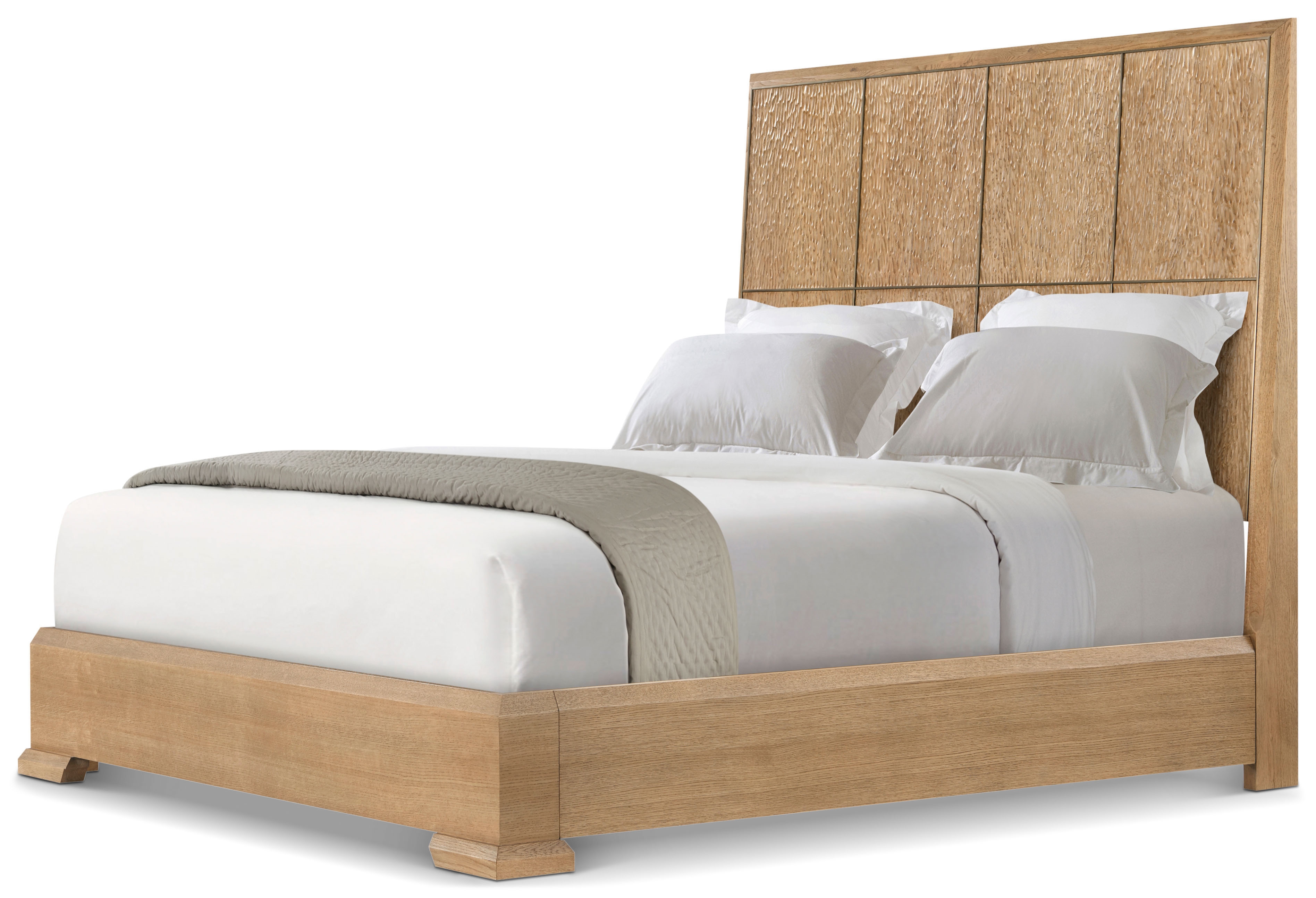 Contemporary King Panel Bed