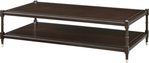 Contemporary 1-Shelf Cocktail Table