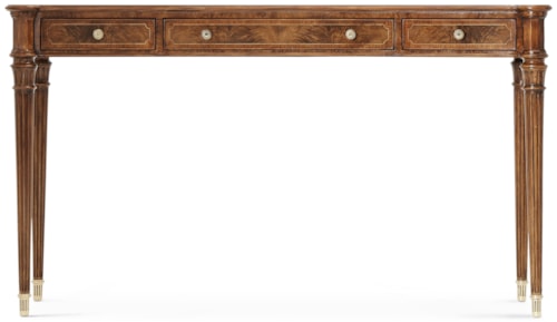 Transitional Three-Drawer Console Table