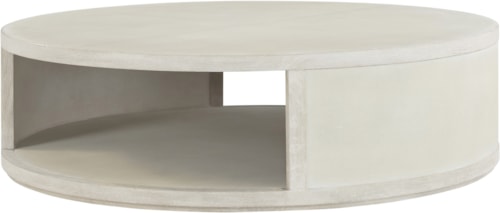 Maxwell Contemporary Round Cocktail Table