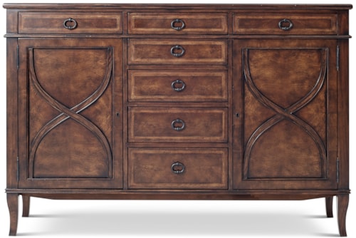 Traditional 7-Drawer Buffet