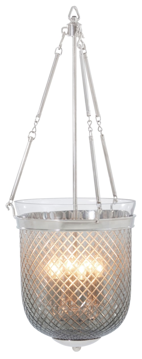 Transitional Glass 6-Light Hanging Pendant