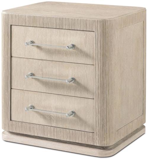 Relaxed Modern Three-Drawer Nighstand