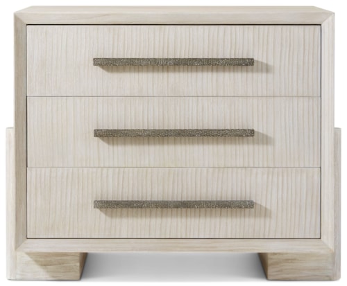 Urbane Contemporary 3-Drawer Nightstand