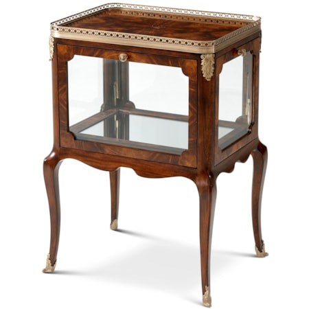 Pierced Vitrine Side Table